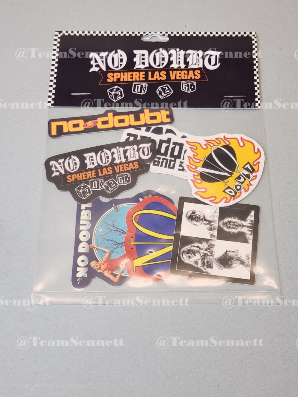 No Doubt Stickers  / Set of 8 / Sphere Las Vegas Residency 2026